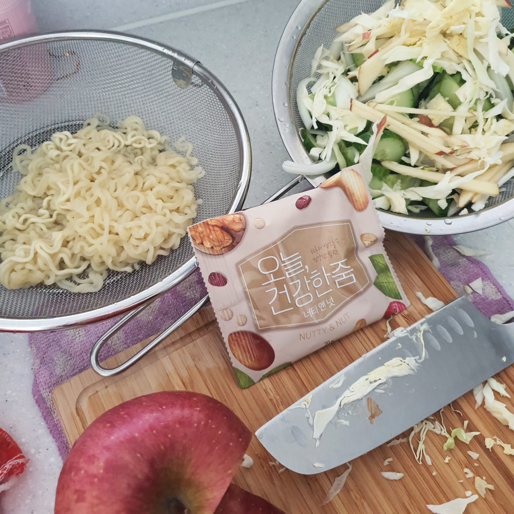 Korean salad ingredients