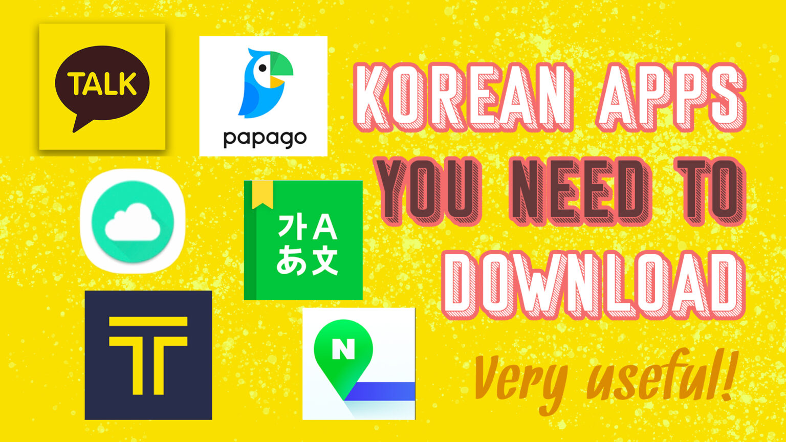 Korean apps you need to download I use them daily!